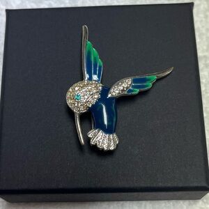 Vintage hummingbird brooch